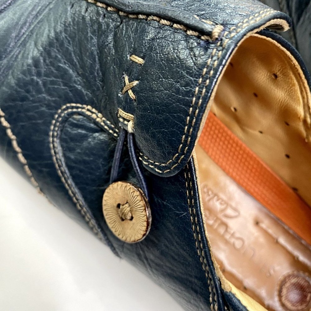 Clarks Un.Loop Unstructured Leather Slip On Shoes… - image 9